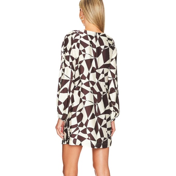 Maja L’Academie Mini Dress in Black & White Geo. Size XXS. NWT. NEW IN BAG - Picture 4 of 10